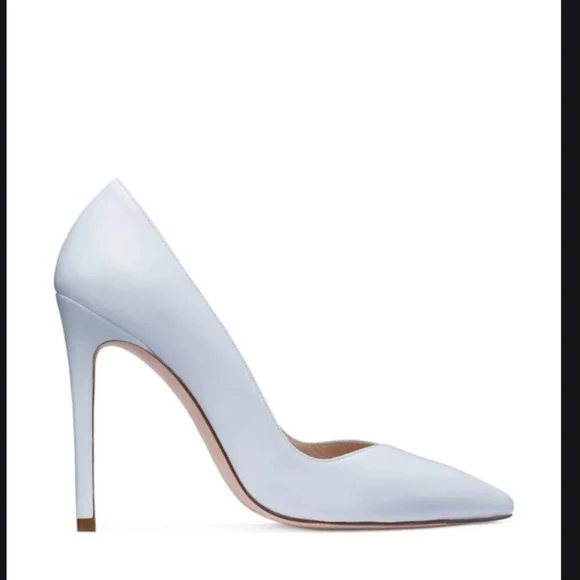 Stuart Weitzman The ANNY 105 Aqua Ice Nappa - Picture 1 of 4